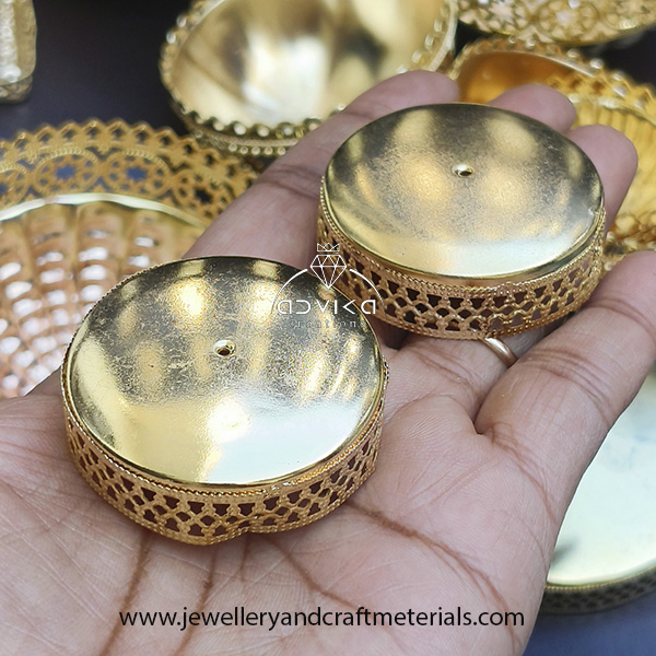 Flat round kaleera base small