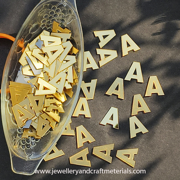 A alphabet 1 inch cutout 