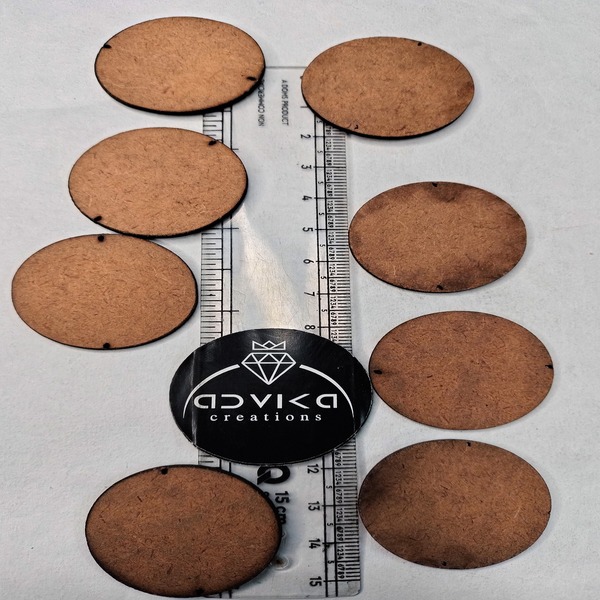 Circle MDF cutting for jewelry and craft 33
