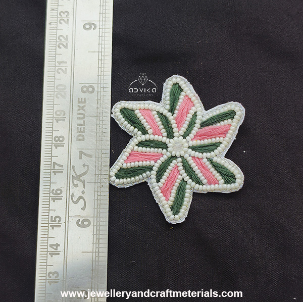 Embroidered Floral Patch