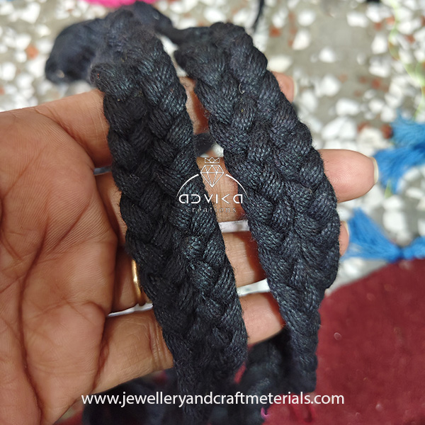 Choti necklace dori BLACK