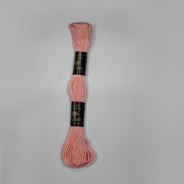 Embroidery thread DIY peach