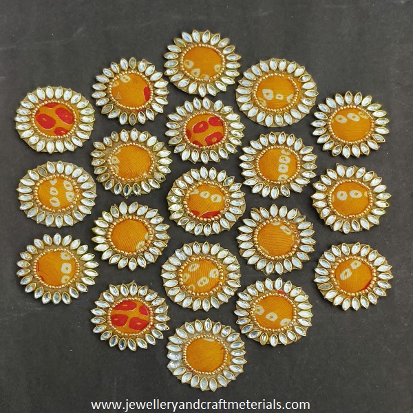 Colorful Embroidered Fabric Patch