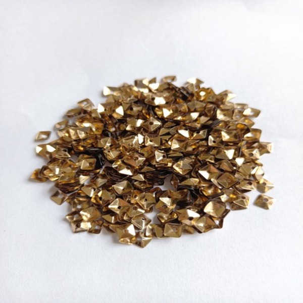 Metallic Golden Sequins