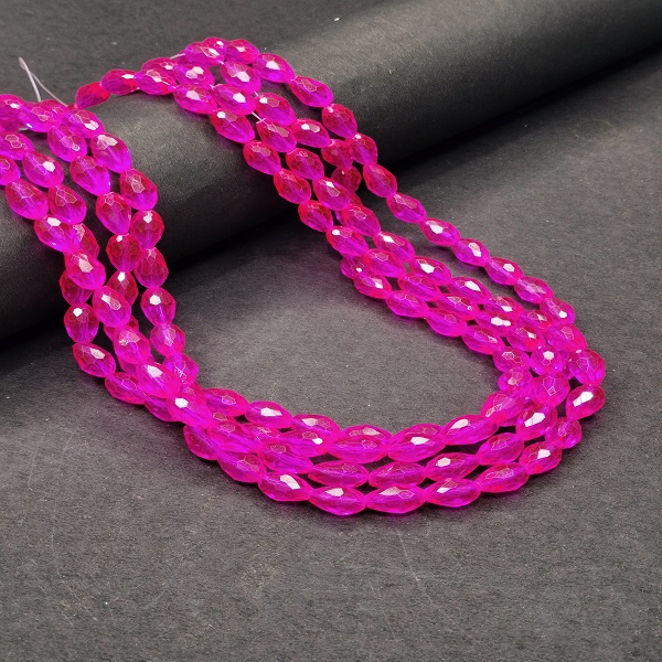 Drop shape glass beads 03