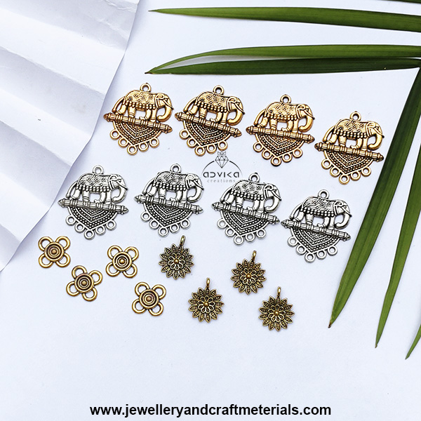 Designer Oxidized charm combo 04