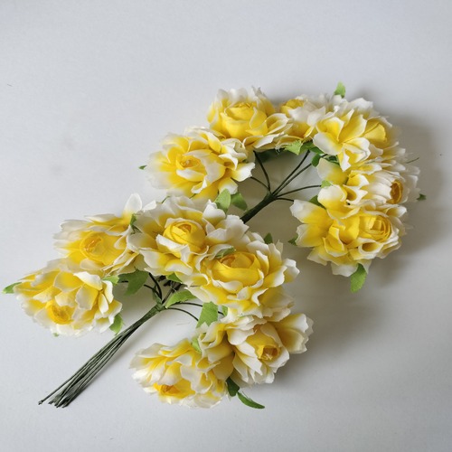 yellow Fabric Flower