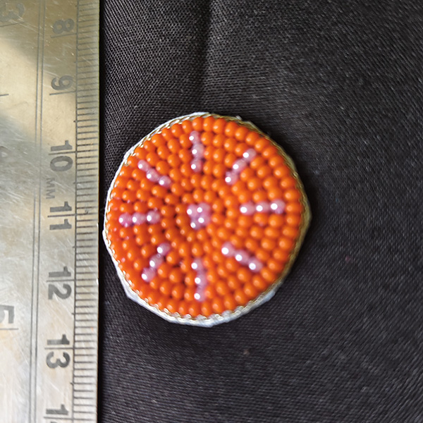 Embroidered circle 08