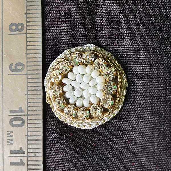 Embroidered circle 15