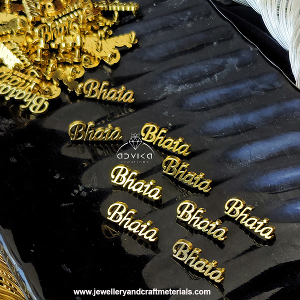 Oxidized "Bhaiya" Charm