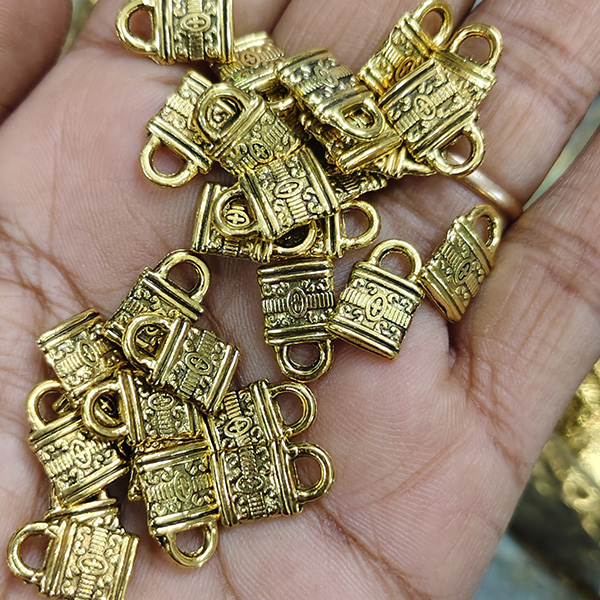 Miniature Lock Design metal Charm