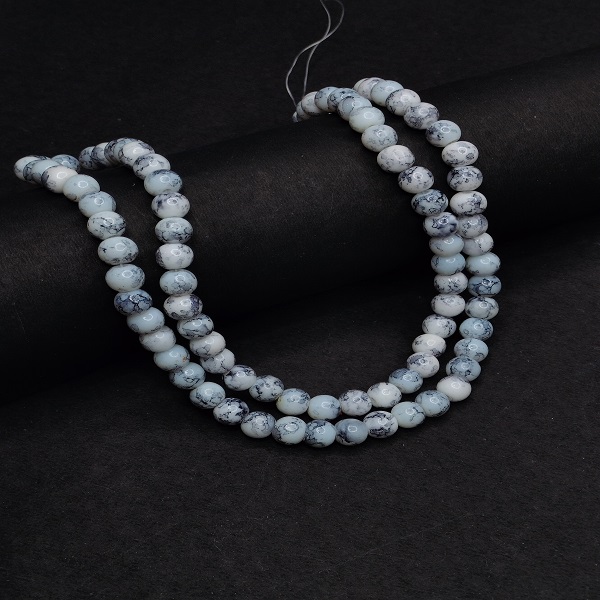 Colored Textured Marble Beads 8 mm 17