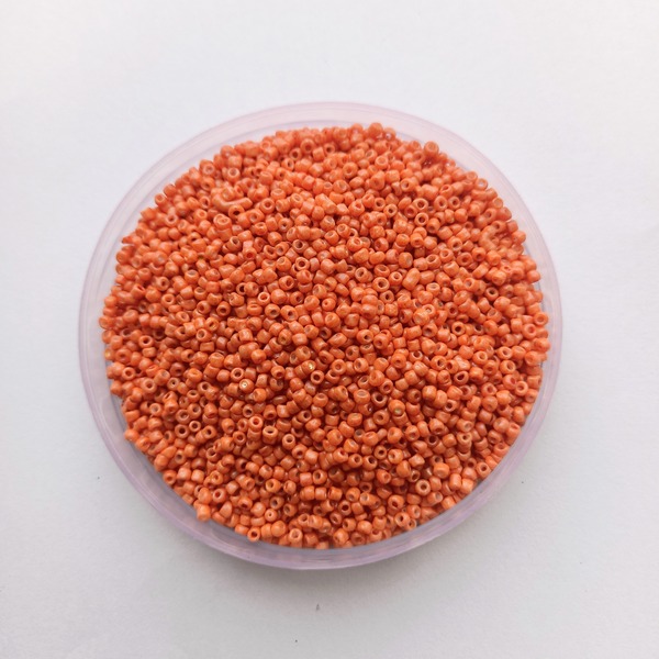 Orange Seed Bead