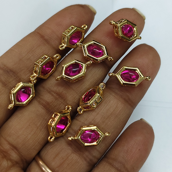 Hexagon kundan connector