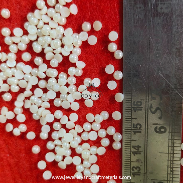 Circle Half-Cut Beads 4mm