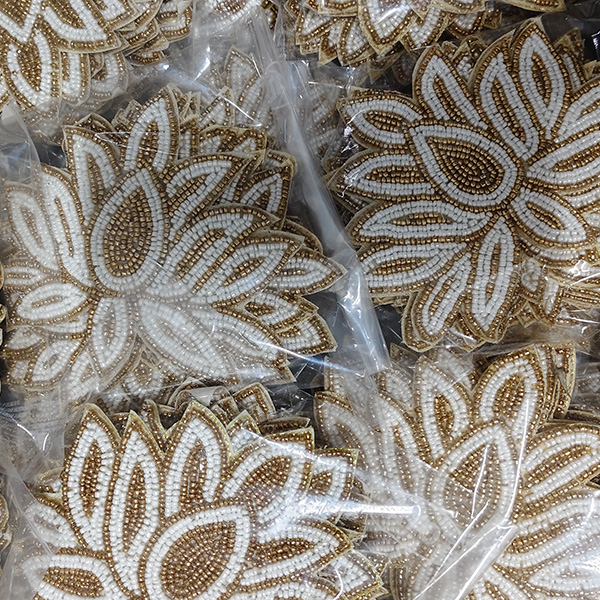 Floral Embroidery Patch 02