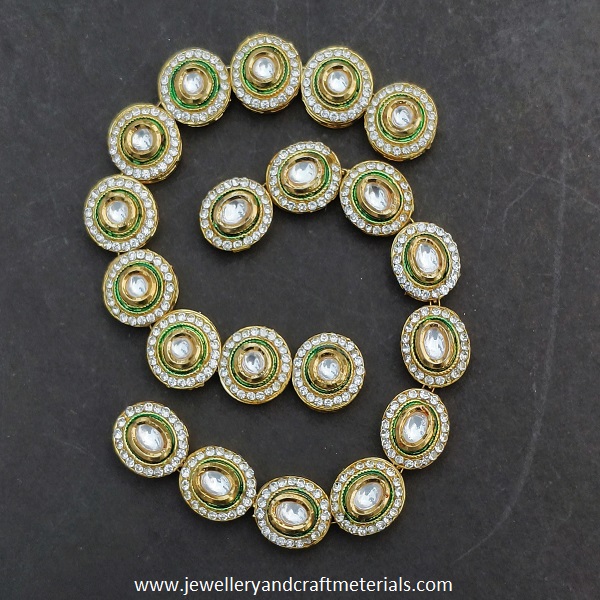 Kundan stone connector