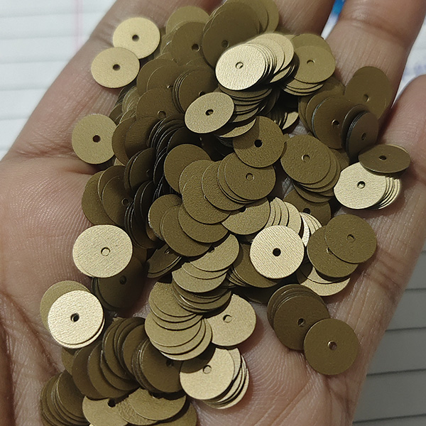 Gold Flat Disc Sequins