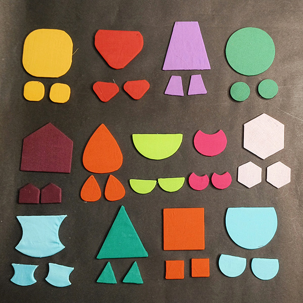 MDF Pendant & earring combo of 13 shapes