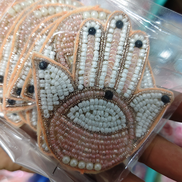 Hamsa Hand Motif patch