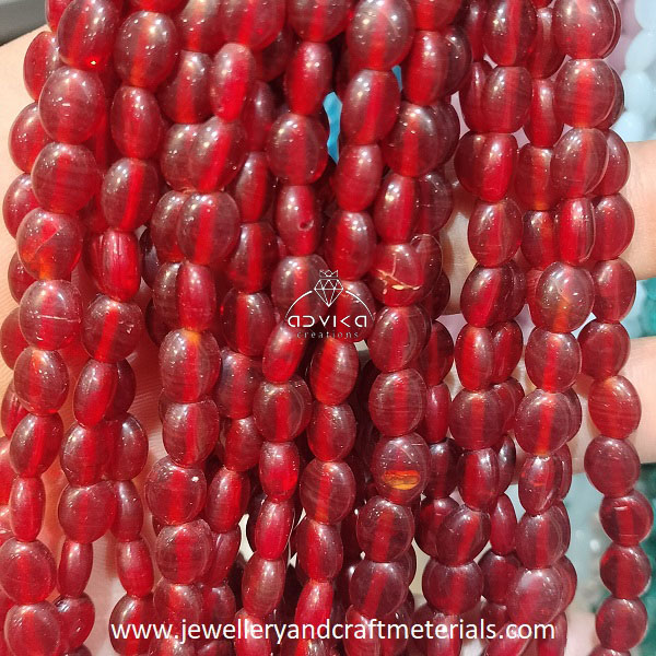 Flat Oval Beads for DIY Jewelry and craft 01