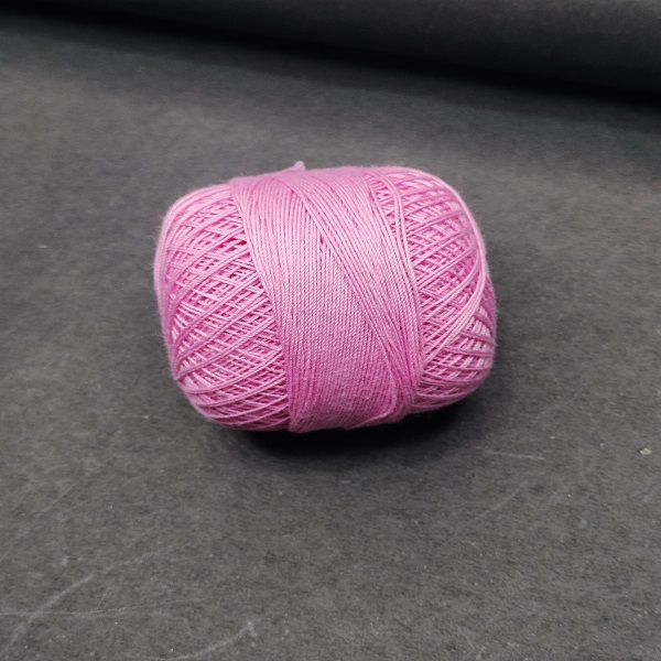 pink crochet thread 