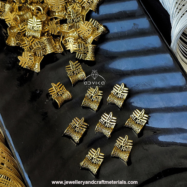 Oxidized Metal Mahakaal Charm