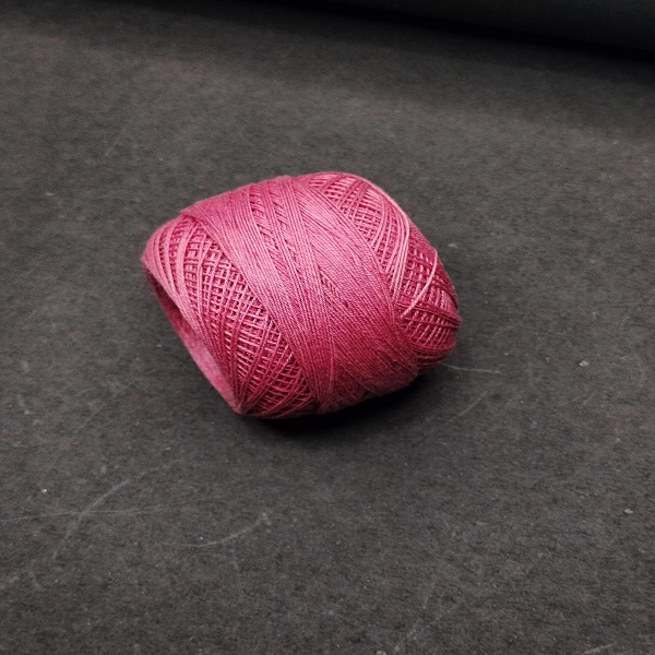 pink crochet thread