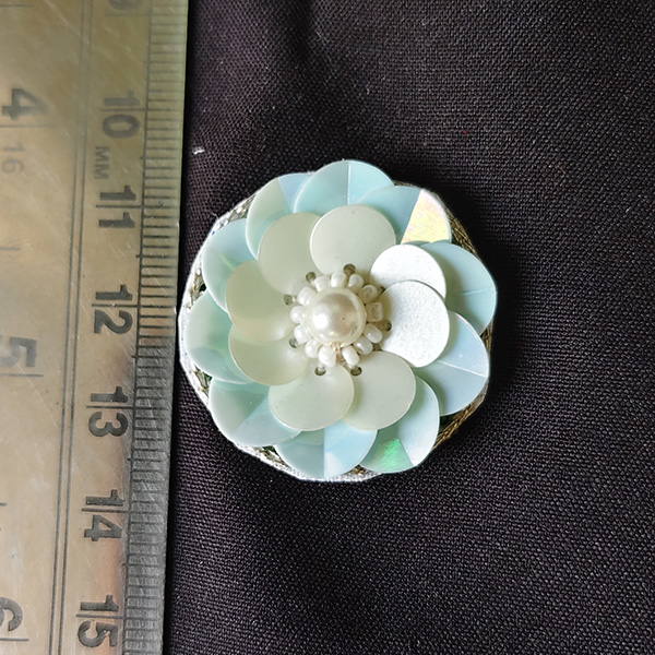 Embroidered circle 18