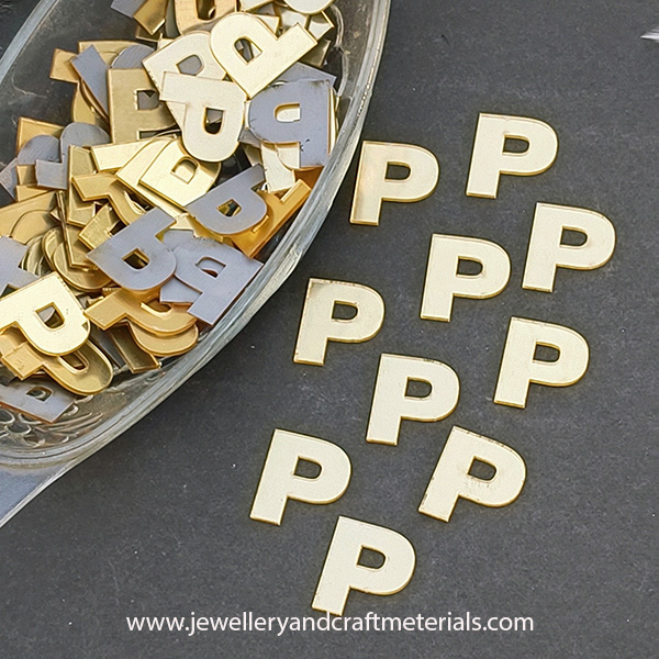 P alphabet 1 inch cutout