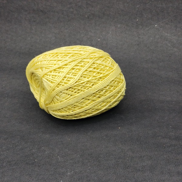 lemon yellow crochet thread  1 mm