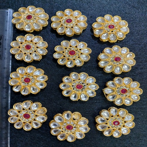 Kundan beads charm