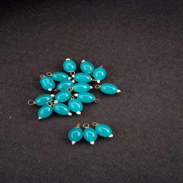 Oval beads Hnaging turquoise