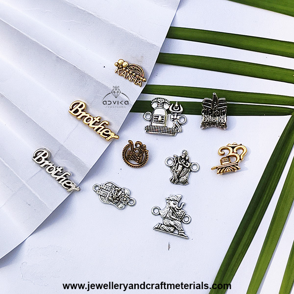 Assorted Charm Combo Set for Rakhi Making 01