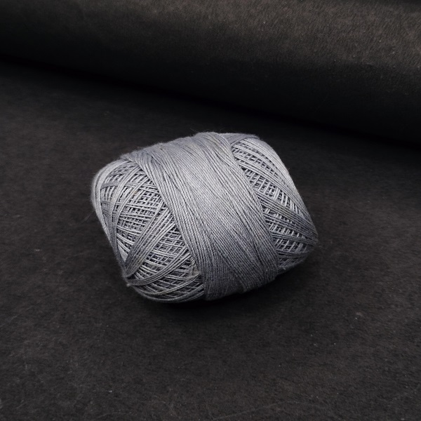 crochet thread gray