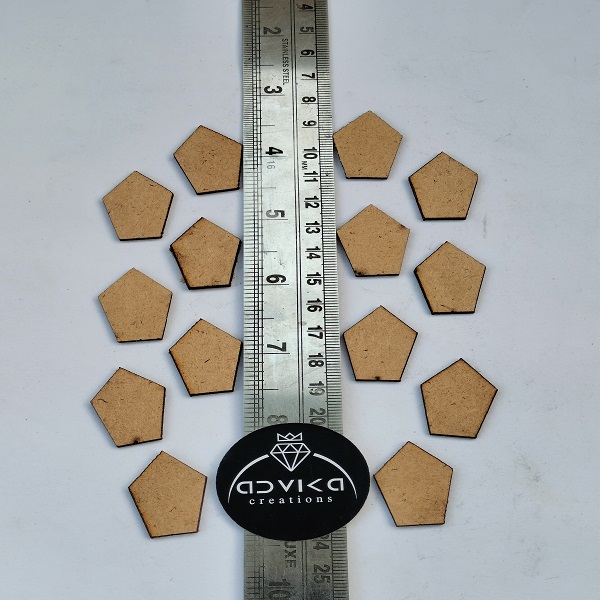 Pentagon MDF cutting 1.25 inch