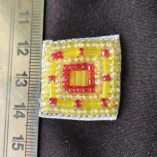 Square embroided patchs 01