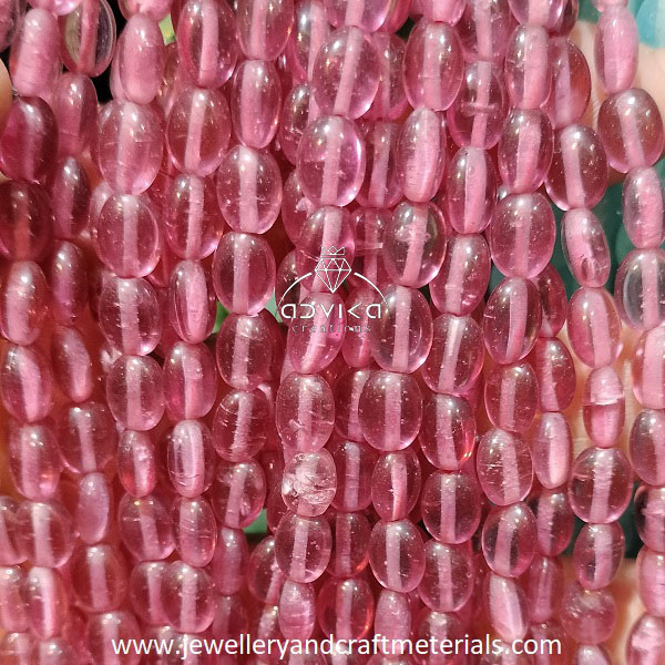 Flat Oval Beads for DIY Jewelry and craft 07