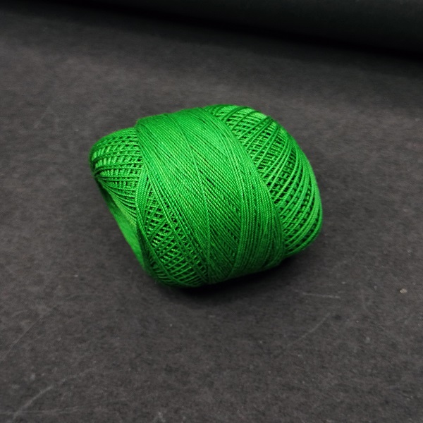 parrot green crochet thread