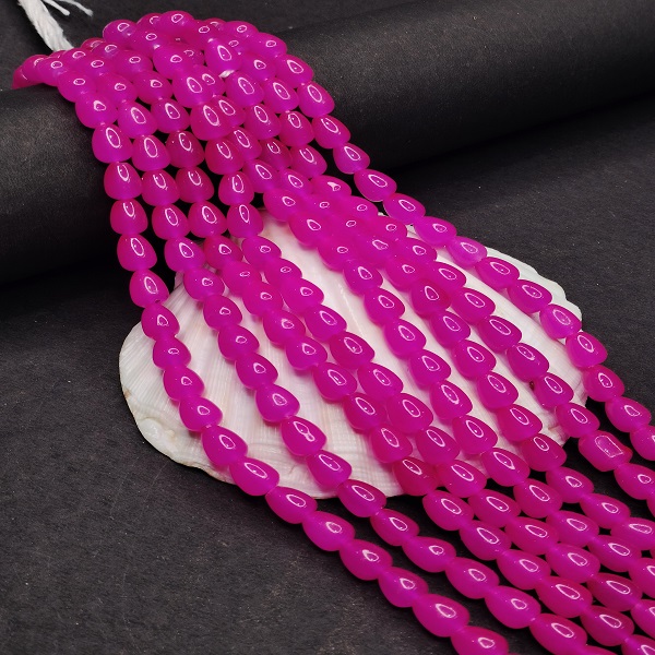 Drop shape beads for jewelry making