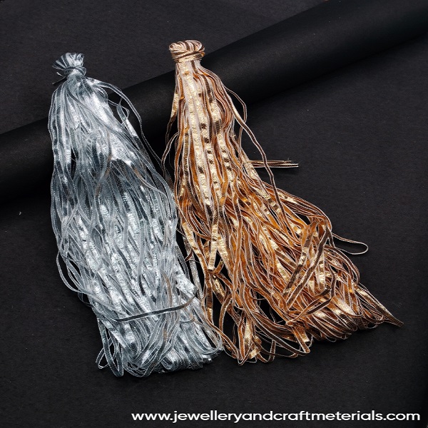 gota lace silver & golden