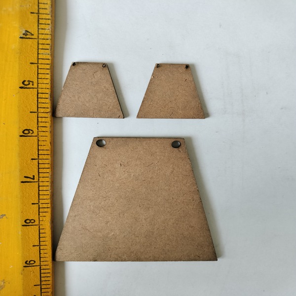 MDF Pendent Earring Set 03