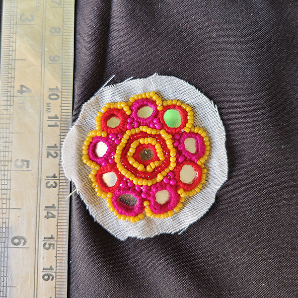 Multicolor Flower Embroidered Patches
