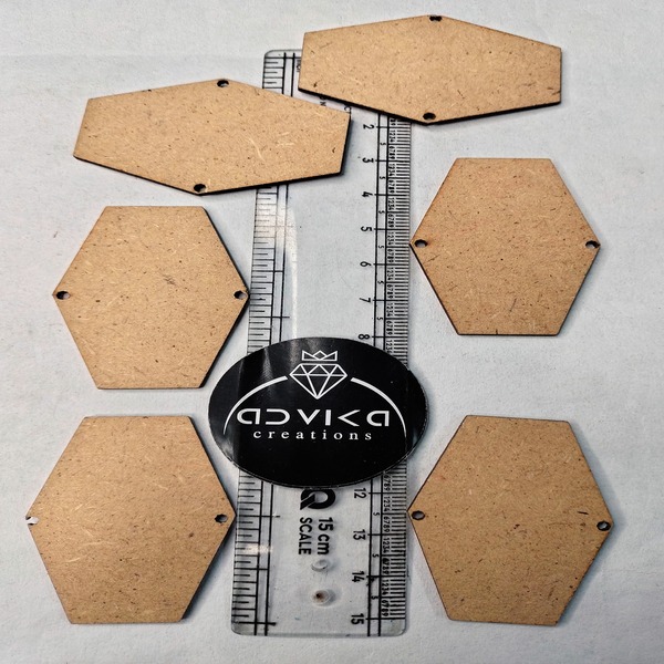 Hexagon MDF cutting 5 cm