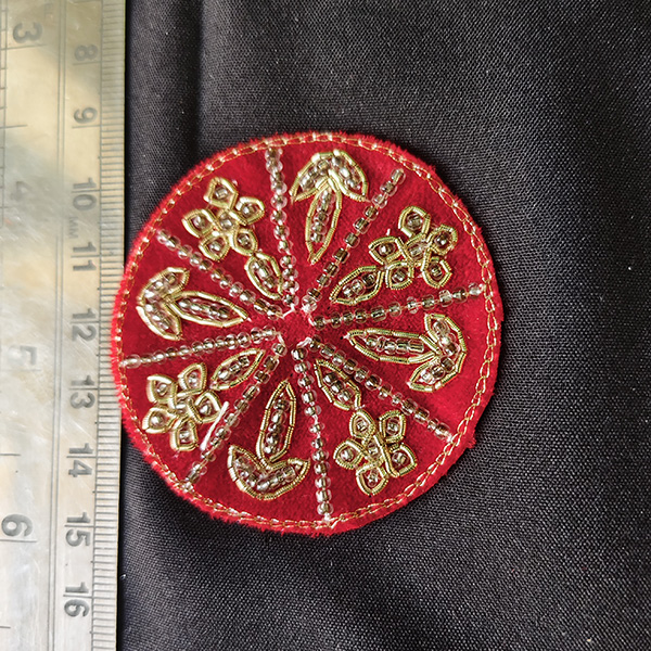 Embroidered circle 19