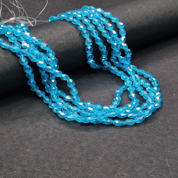 Drop shape glass beads 02