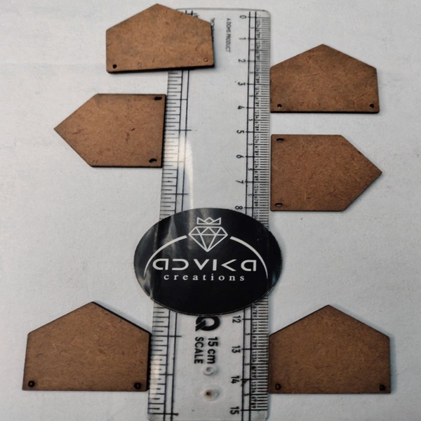 Pentagon shape MDF Cutting 3 cm