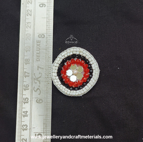 Embroidered circle 20