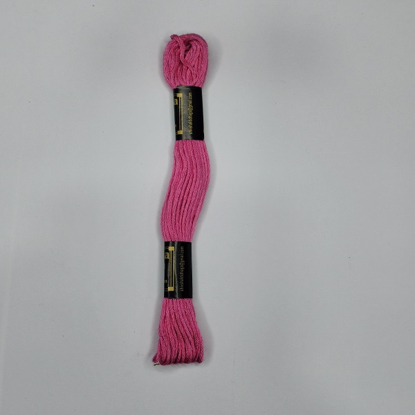 Embroidery thread DIY dark pink