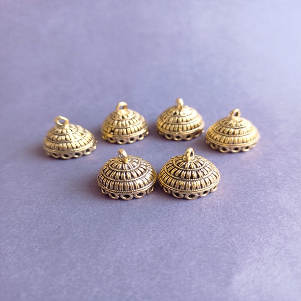 oxidised golden jhumka 23